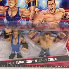 Load image into Gallery viewer, WWE Rumblers Jack Swagger And John Cena Figure 2-Packs
