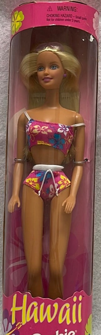 Mattel 1999 Hawaii Barbie Doll Pink Bikini #24614 Box 1