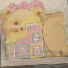Load image into Gallery viewer, It’s a Girl Teddy Baby Shower Honeycomb Stand-Up Centerpiece
