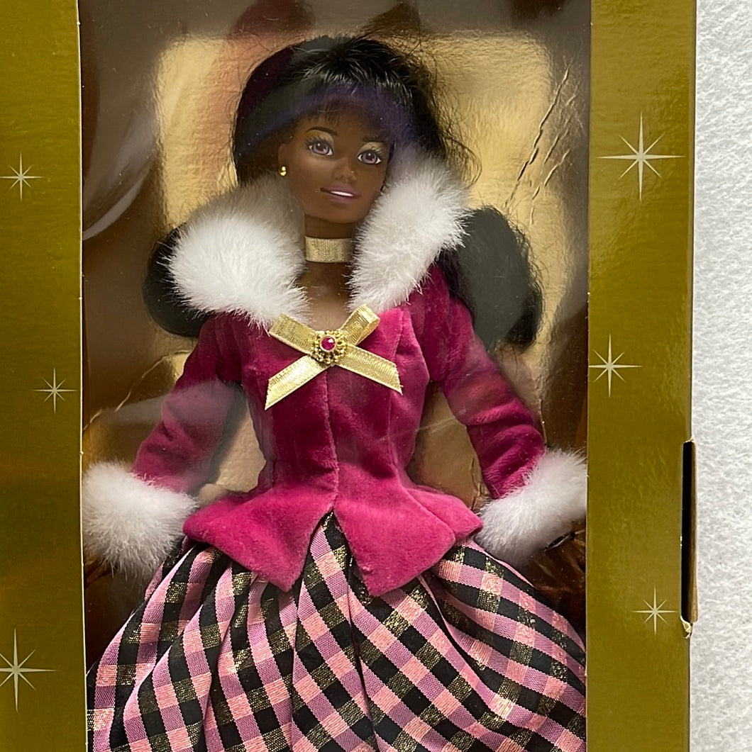 Mattel 1996 Avon Winter Rhapsody Barbie African American Special