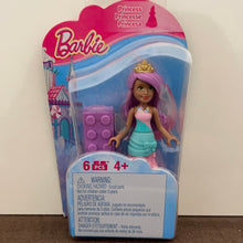 Load image into Gallery viewer, Mega Brands 2016 Mega Bloks Barbie Construx Mini Mermaid Barbie Doll
