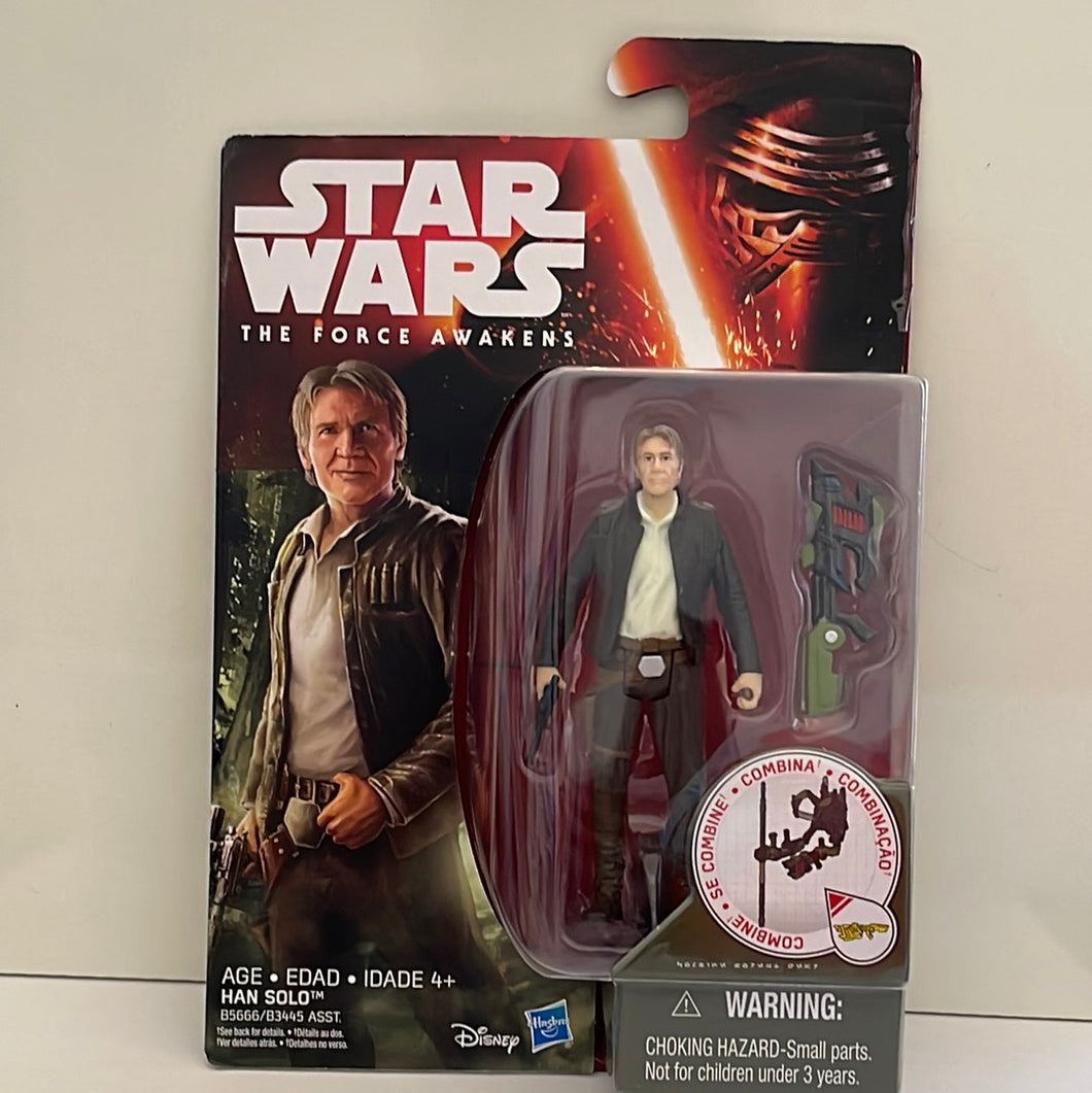 Star Wars The Force Awakens Han Solo Jungle Mission Action Figure