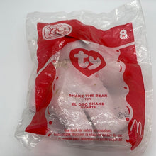 Load image into Gallery viewer, McDonald&#39;s 2004 Ty Teenie Shake the BEAR Pink Soft Plush Toy #8
