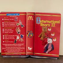 Load image into Gallery viewer, McDonald&#39;s 2000 Ty Teenie Beanie International II Bears Spangle
