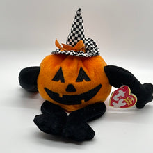 Load image into Gallery viewer, Ty Beanie Babies Trick R. Treat Halloween Pumpkin (Retired)
