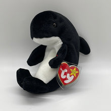 Load image into Gallery viewer, Ty Beanie Babies Waves The Black &amp; White Orca Whale (Retired)
