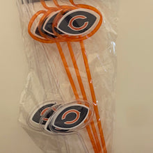 Load image into Gallery viewer, Pangea 2010 NFL Chicago Bears Sports Sip Straws 6 per Pack
