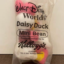 Load image into Gallery viewer, Kellogg 2011 Mini Daisy Duck Bean Bag Plush Toy Cereal Promo

