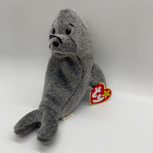Load image into Gallery viewer, Ty Beanie Baby Gray Slippery The Seal (Retired)
