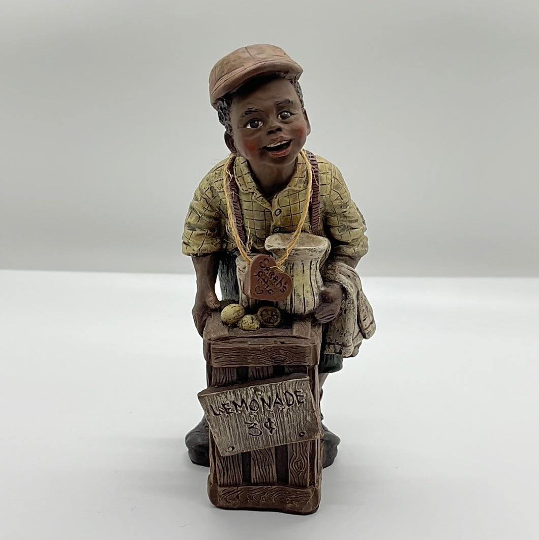 Sarah's Attic Bubba Lemonade Stand African American Figurine #356 (Pre-owned)