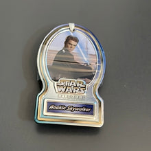 Load image into Gallery viewer, Star Wars 2002 Metal Tag Anakin Skywalker Episode II Attack of the Clones Backpack Clip
