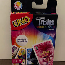 Load image into Gallery viewer, Mattel 2019 Uno Dreamworks Trolls World Tour Card Game
