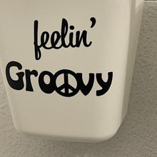 Load image into Gallery viewer, Feeling Groovy Vinyl Decal for Crafters 3.4&quot; x 1.8&quot;
