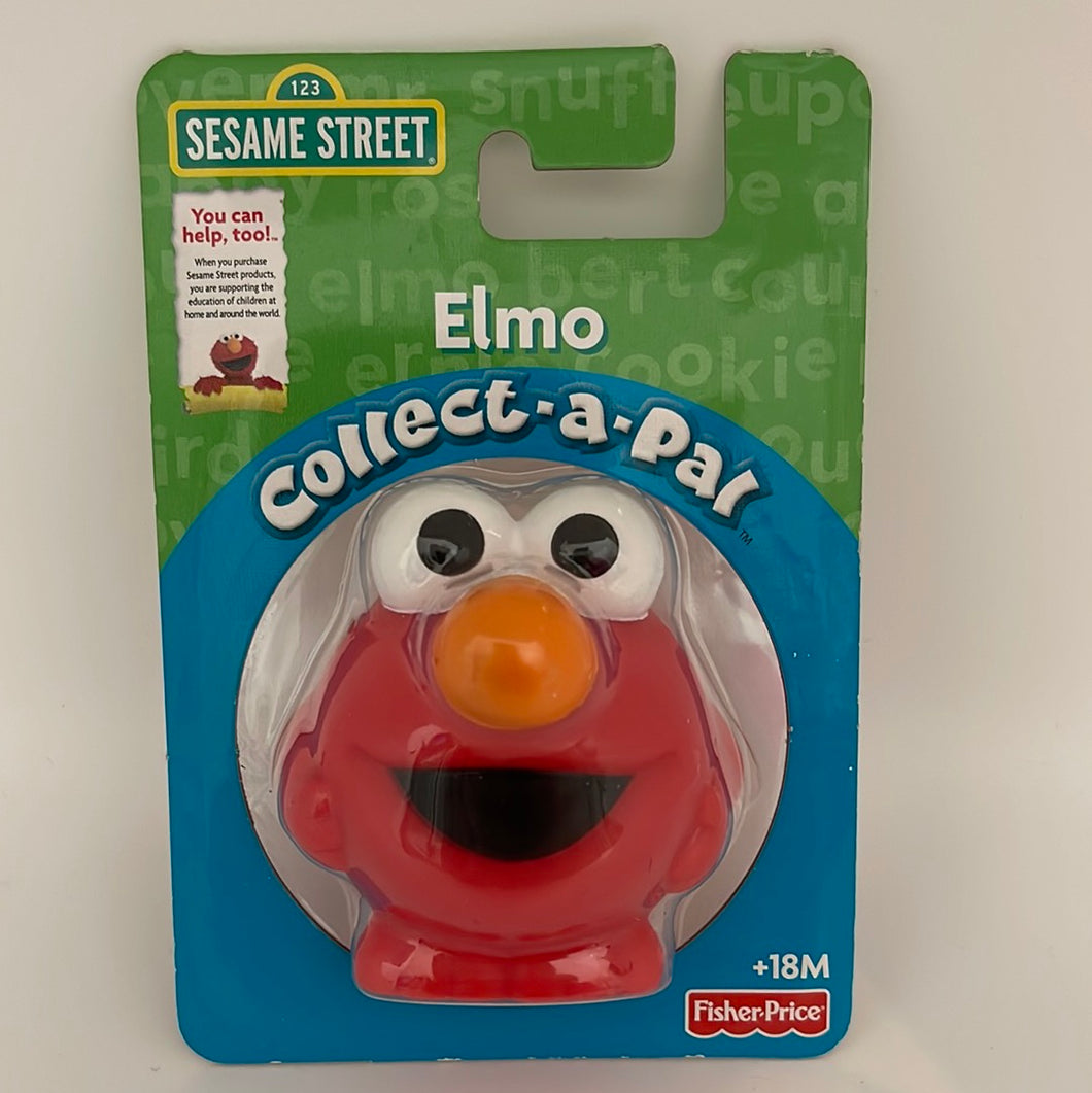 Fisher-Price Collect-a-Pal Sesame Street Elmo Red Face Toy 18M
