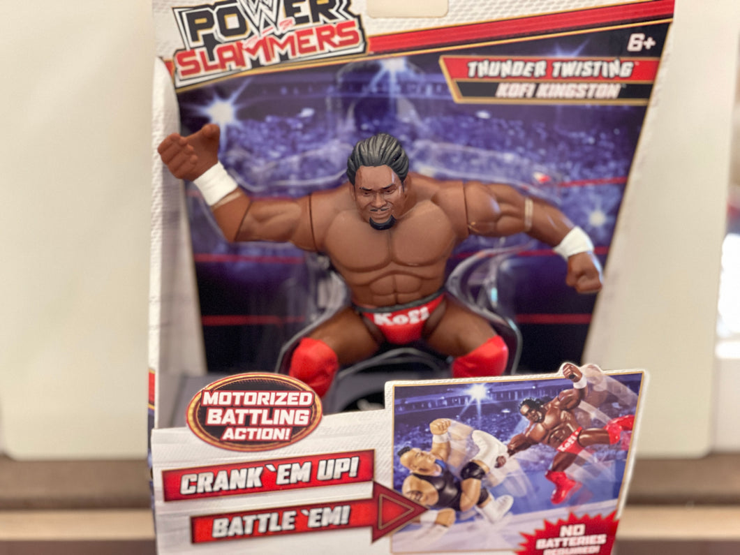 Mattel 2012 WWE Power Slammers Kofi Kingston Wrestling Figure
