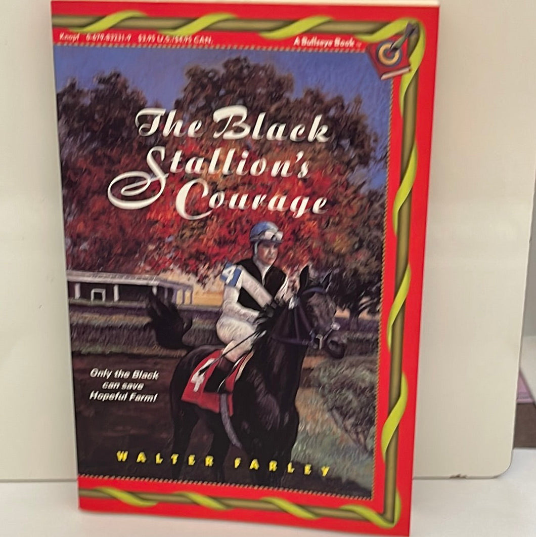 Black Stallion'S Courage Paperback By Walter Farley (Pre Owned)