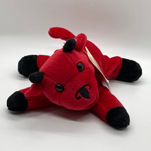 Load image into Gallery viewer, Fiesta 7.5&quot; Red Bull Bean Bag Plush Stuffed Animal A6007 Go Bulls! (Pre-owned)
