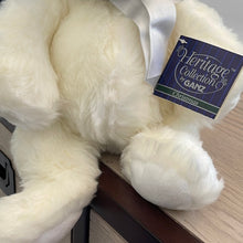 Load image into Gallery viewer, Ganz 1999 Heritage Collection White Christmas Christina Bear Stuffed Animal 12&quot; (Pre-Owned)
