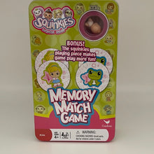 Load image into Gallery viewer, Blip Toys 2010 Squinkies Memory Match Game In Tin  Includes Bonus Playing Piece
