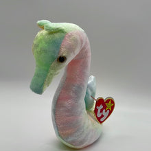 Load image into Gallery viewer, Ty Beanie Babies Neon The Ty-Dye seahorse (Retired)
