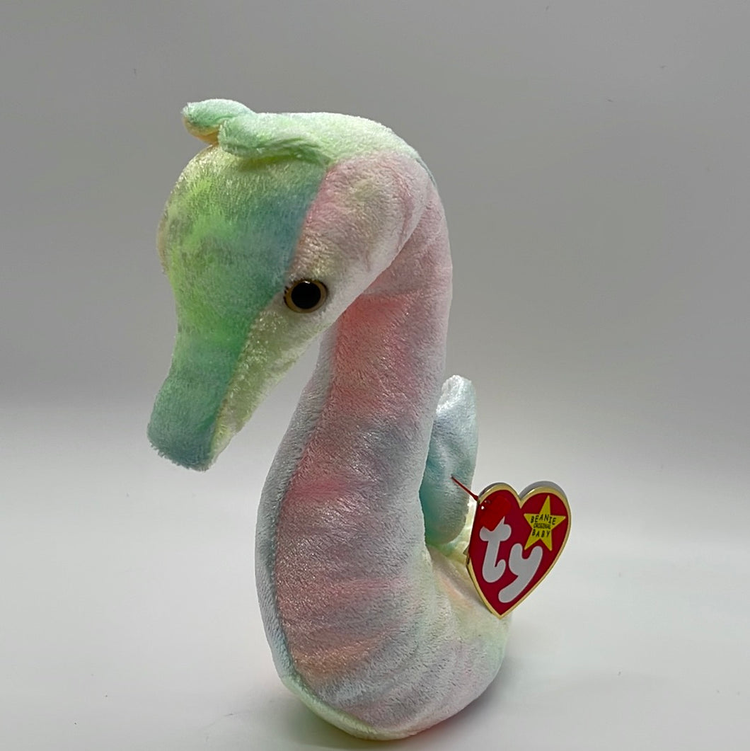 Ty Beanie Babies Neon The Ty-Dye seahorse (Retired)