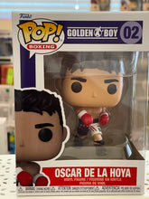 Load image into Gallery viewer, Funko Pop! Boxing Golden Boy Oscar De La Hoya #02 Vinyl Figure
