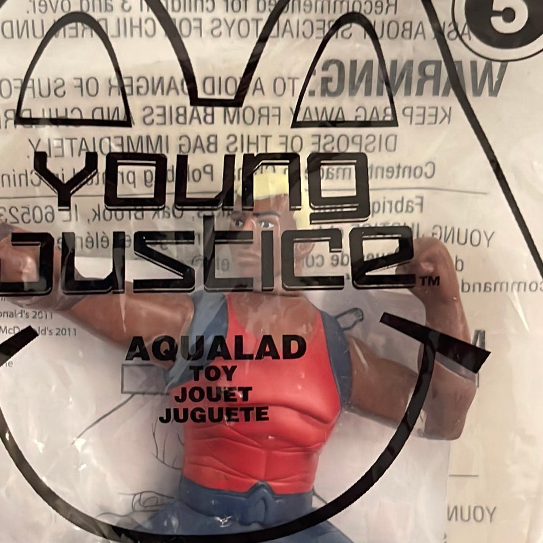 McDonald's 2011 Young Justice Aqualad Action Figure Toy #5