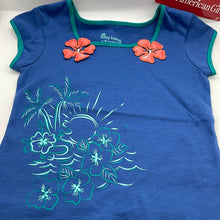 Load image into Gallery viewer, American Girl Bitty Baby Blue Girls Tropical Top with Flowers
