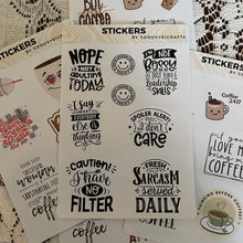 Load image into Gallery viewer, Matte Stickers Sheet - Sarcasm - 001
