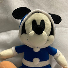 Load image into Gallery viewer, Sega Disney Mickey Mouse White Face Winter Blue Suit 12&quot; Plush Toy (Pre-owned)
