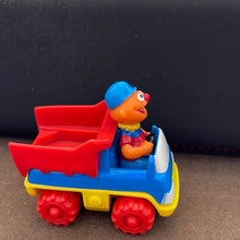 Load image into Gallery viewer, Vtg 1996 Tyco Matchbox Preschool Sesame Street Ernie In Dump Truck (Pre-owned)
