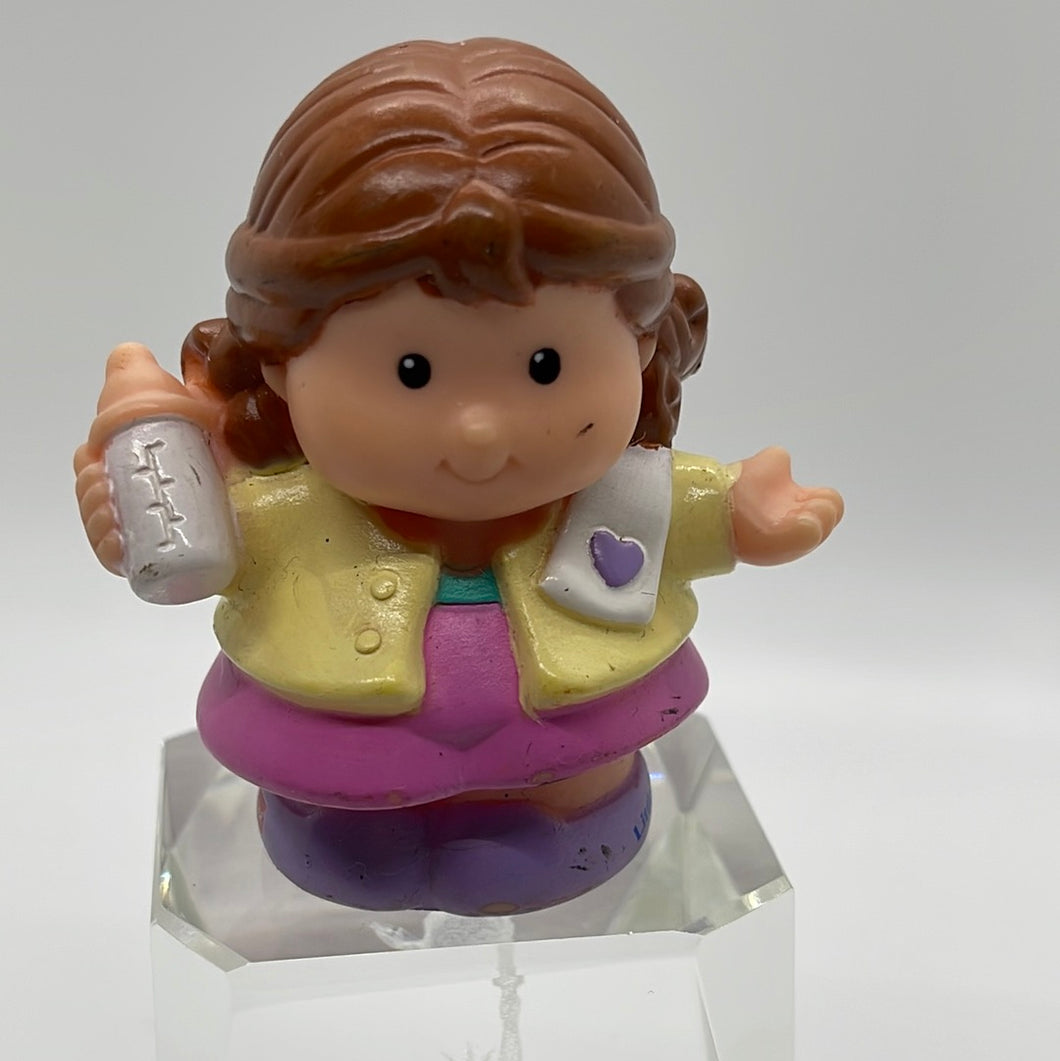 Mattel 2001 Fisher Price Little People Baby Sitter Nursery Nurse Figure (Pre-Owned) #31
