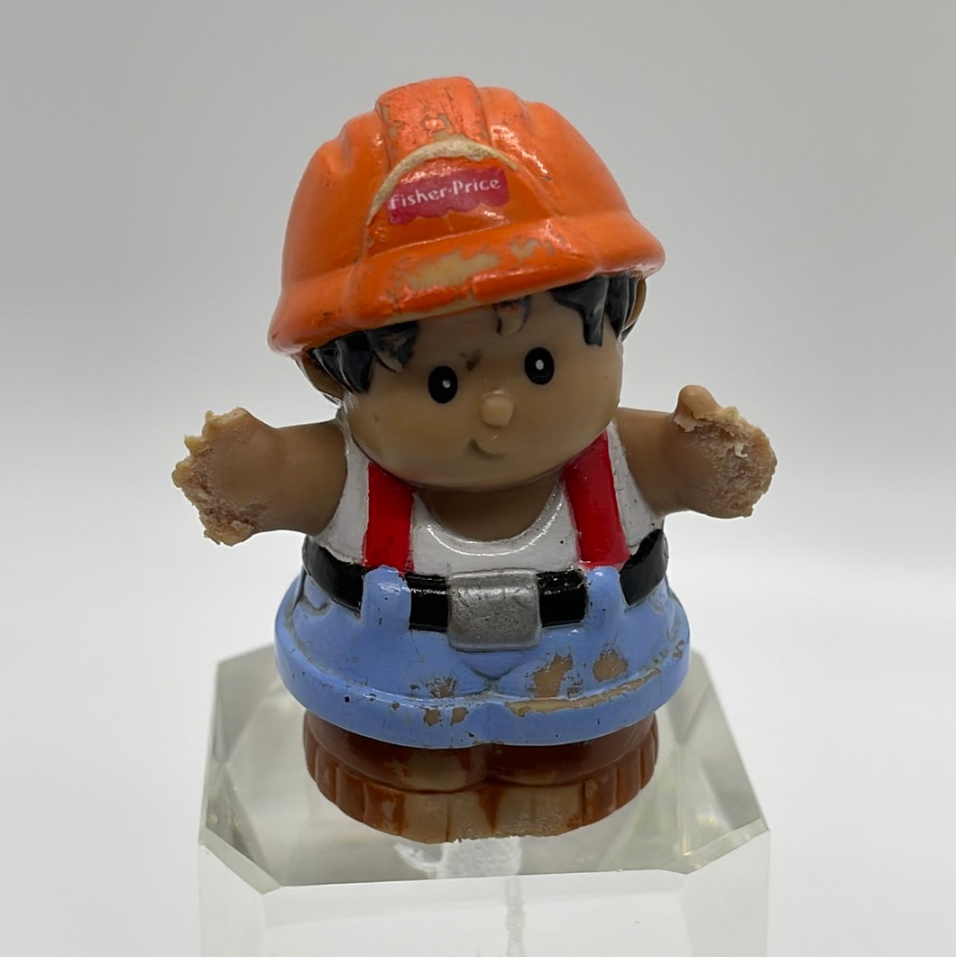 Fisher Price 1998 Little People Construction Worker Figure (Pre-Owned) #39