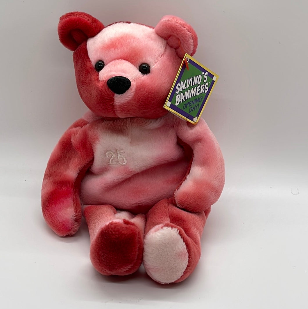 Salvino MLB Bammers 1999 Opening Day Mark Mcgwire Plush Teddy Bear (pre-owned)