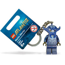 Load image into Gallery viewer, Lego 2010 Atlantis Manta Warrior Mini figure Keychain Retired #4585371
