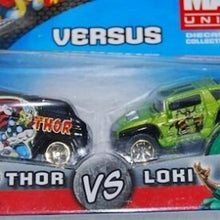 Load image into Gallery viewer, Marvel Universe Diecast Collection Thor Vs. Loki Maisto 2 car Set

