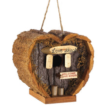 Load image into Gallery viewer, Heart-shaped Love Shack Birdhouse
