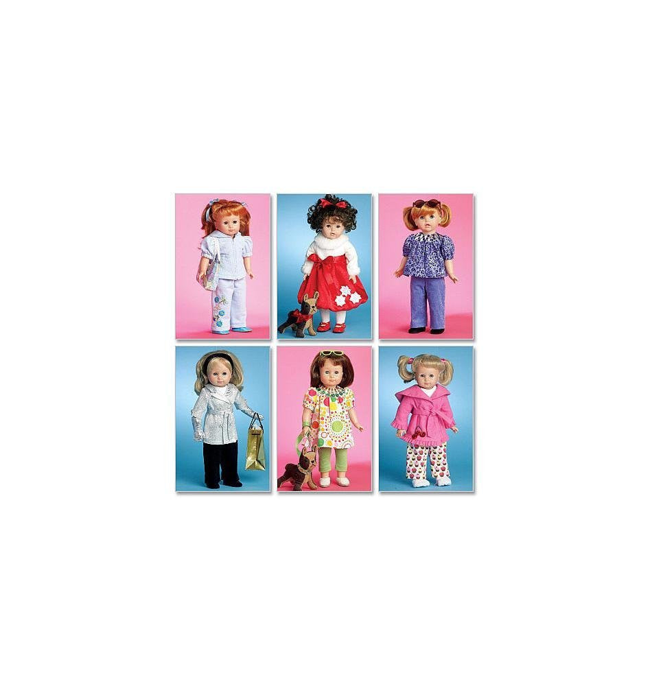 McCall's M5775 Patterns Doll Clothes For 18