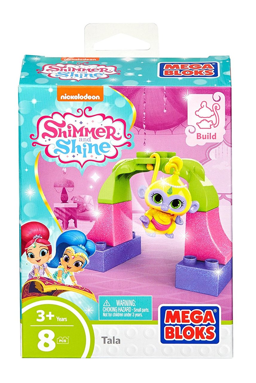 Viacom 2016 Mega Bloks 8 pcs Nickelodeon Shimmer Shine Tala Toy