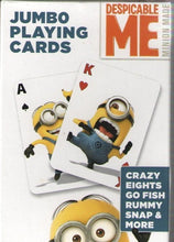 Load image into Gallery viewer, Illumination Despicable Me Minion Jumbo Playing Cards Crazy 8&#39;s Go Fish &amp; More
