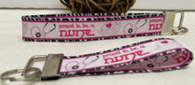 Load image into Gallery viewer, Proud to be a Nurse GrosGrain Ribbon Wristlets Keychains Set
