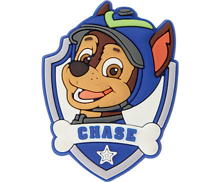 Nickelodeon Chase Paw Patrol Jibbitz™ will fit in Clog type shoes with holes Badge Shoe Charms