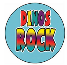 Load image into Gallery viewer, Retro Flashback - Dino&#39;s Rock Pin Button (1 inch)
