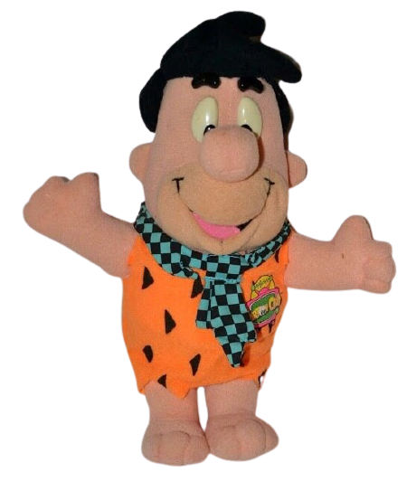 Mattel 1992 Fred Flintstone Cartoon Club Plush Arcotoys (Pre-owned)