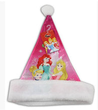Load image into Gallery viewer, Disney Princess Christmas Holiday Stocking 18" or Santa Hat 16"
