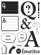 Load image into Gallery viewer, Kelly Panacci Clear Stamps - Q &amp; A Dates Classroom
