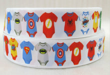 Load image into Gallery viewer, Super Baby One Piece Jumpers White 7/8&quot; Ribbon 3 yards for hair bows &amp; crafts
