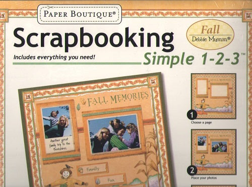 Scrapbooking Simple 1-2-3 Paper Boutique Fall Debbie Mumm