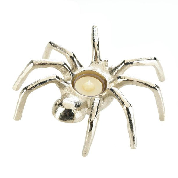 Halloween Shiny Spider Tealight Holder Candle holder #10017639