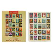 Load image into Gallery viewer, Paul Thurlby&#39;s 75 Colorful Illustrate Alphabet Fridge Magnet Set
